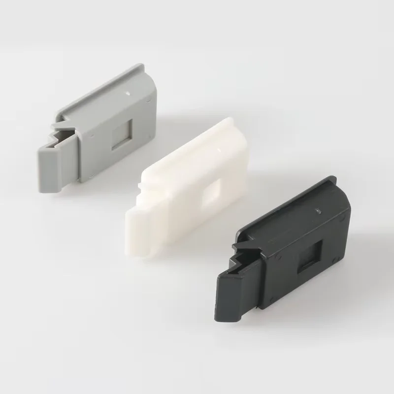 DK725-3B Hardware Concealed Handle ABS Nylon Plastic Drawer File Cabinet Electrical Box Cabinet Door Latch Lock MS725