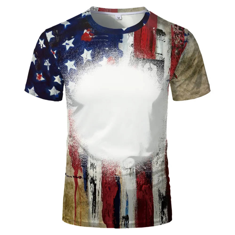 Cheap Price Bleached Sublimation Blank Tshirts 100% Polyester Tie Dye ...