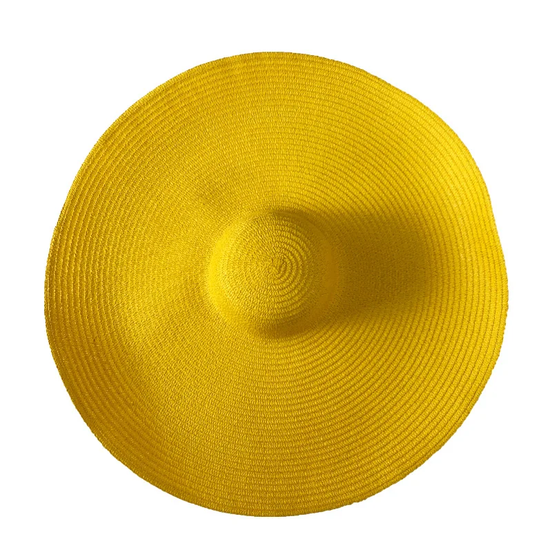 Marvili  Sombreros Paja Party Fashion Chapeau Ladies Oversize Floppy Wide Brim Summer Sun Beach Customized Women Straw Hat