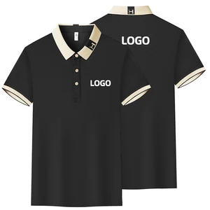Summer Custom LOGO Work Shirt Uniform Restaurant Short Sleeve Shirt Waiter Uniforms Hotel Uniform Design Men POLO Shirts