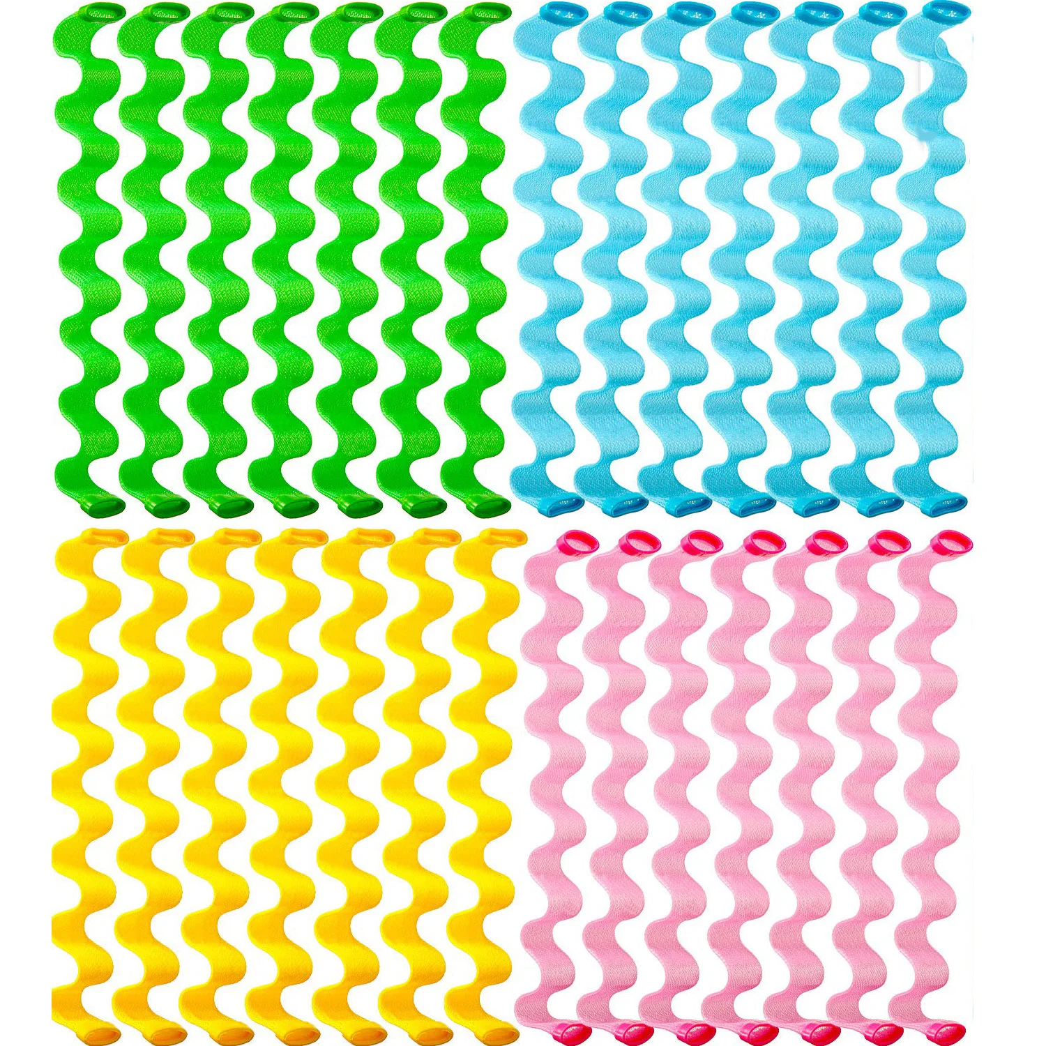 
Новинка 12 штук спиральные крученые волшебные бигуди для укладки волос для больше видов причесок 