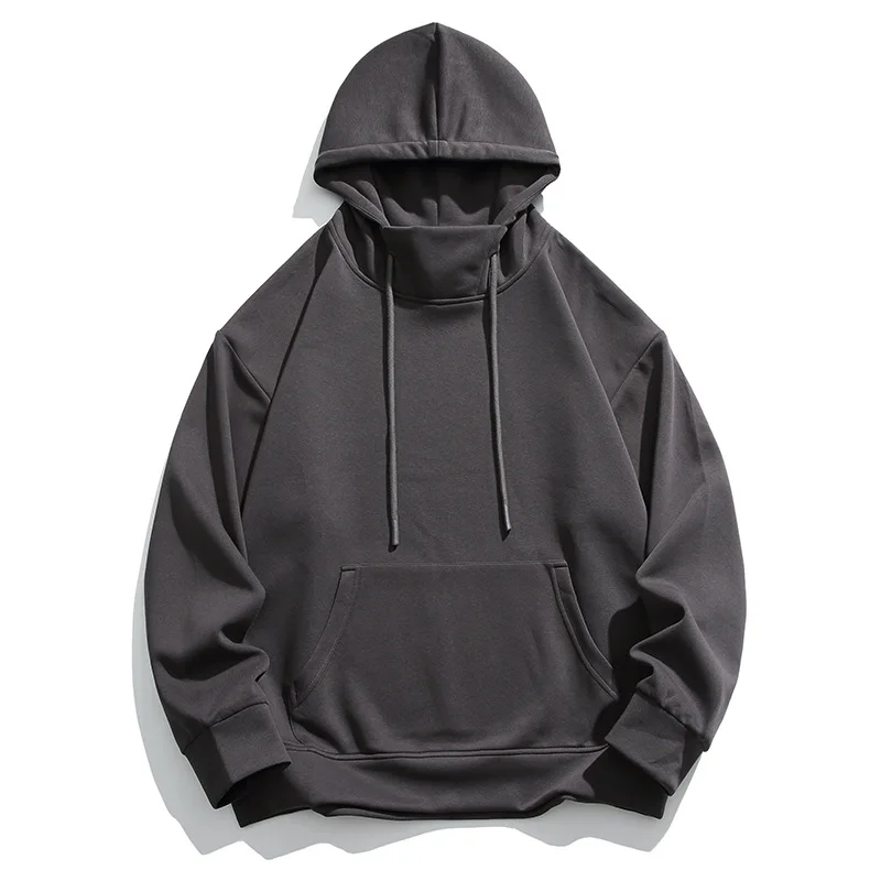 Men's Sweatshirts Custom Logo Embroider Hoodie With Side Pockets - Buy ...