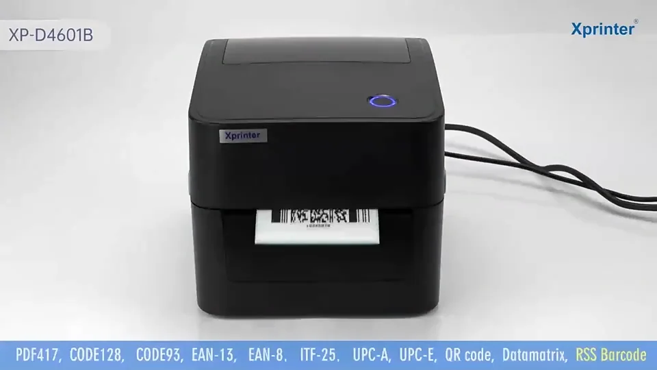 Imprimante étiquette de quatre pouces thermique XP-D4601B