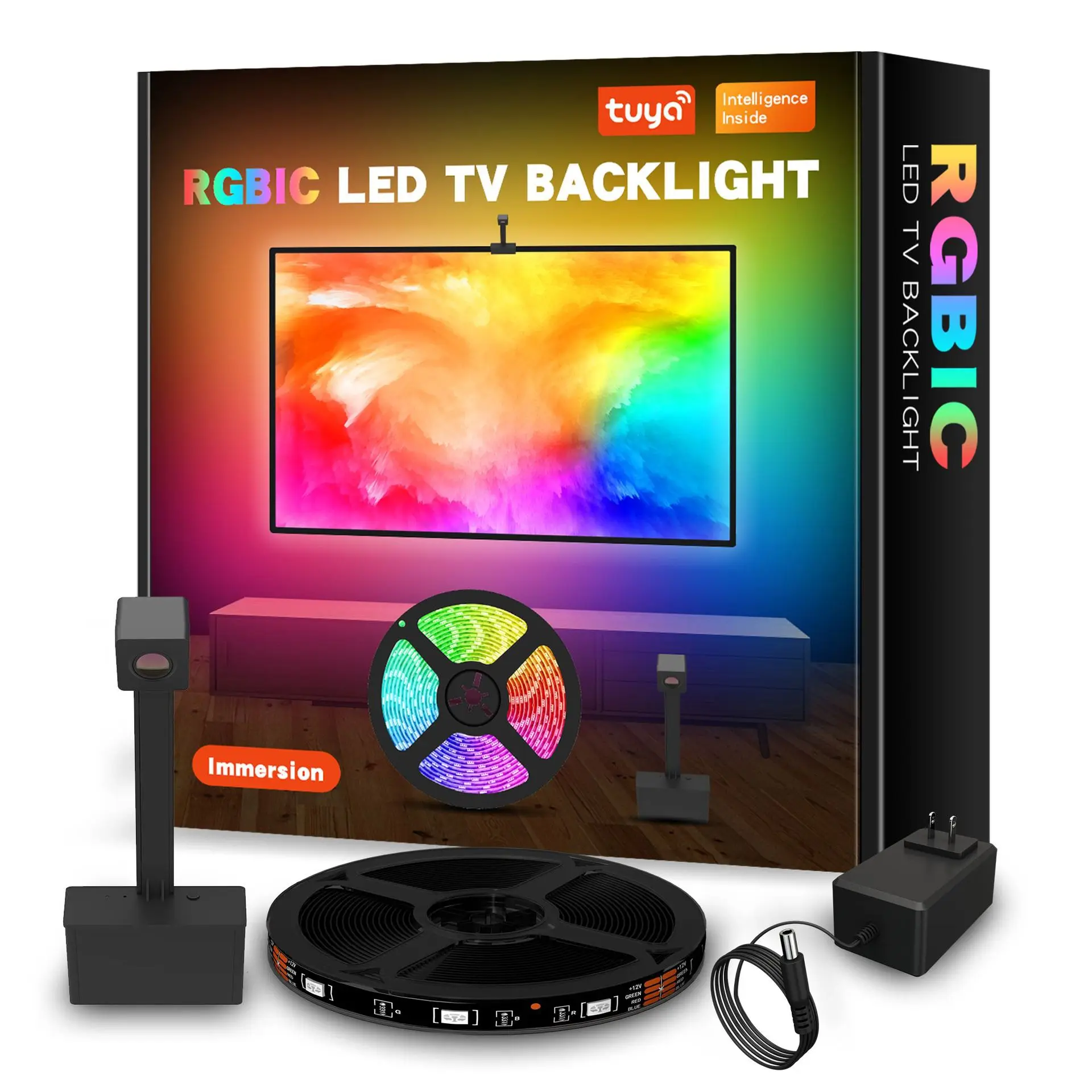 Backlight Indoor Video Game Display Accessories RGB Decor Bar Smart App LED Strip Lights for TV Studio  Led Light Strip For Tv