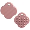 Cepillo de masaje para lavar el cabello rosa