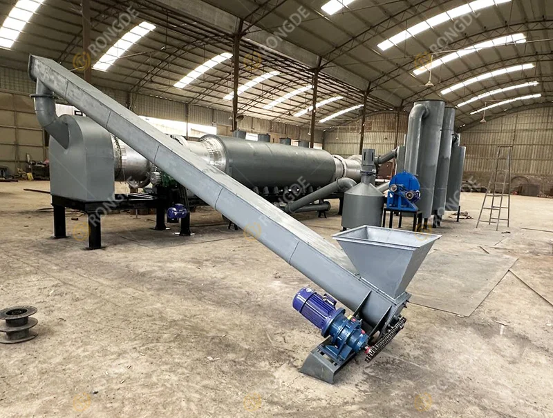 Hot Air Flow Biochar Pyrolysis Stove - Efficient Carbonization