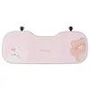 Honeycomb heart-shaped bear and rabbit seat cushions for the back row