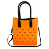 Arancione con cinturino e borsa e borsa interna