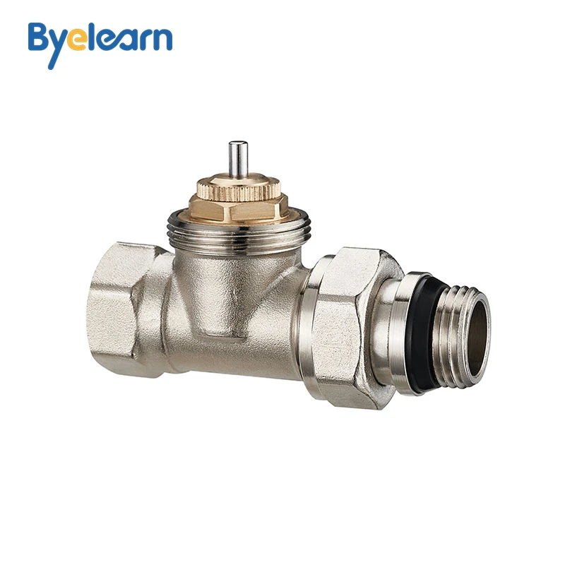 Baiyilun Hvac System Dn15 Straight Trv 15mm 2 Way Thermostatic Radiator