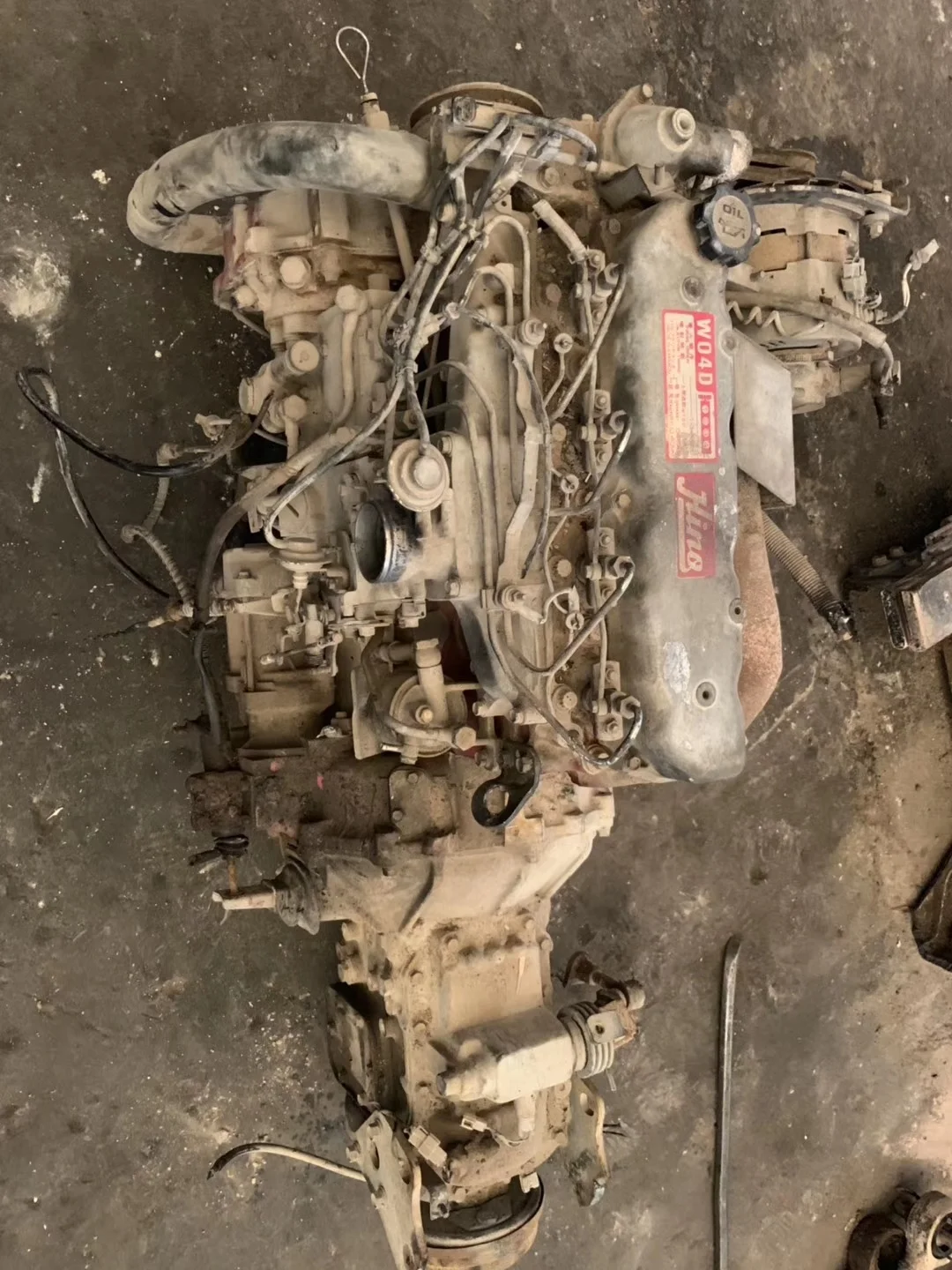 Alibaba.com: for Hino W04D Used Original Engine, Diesel fuel type ...