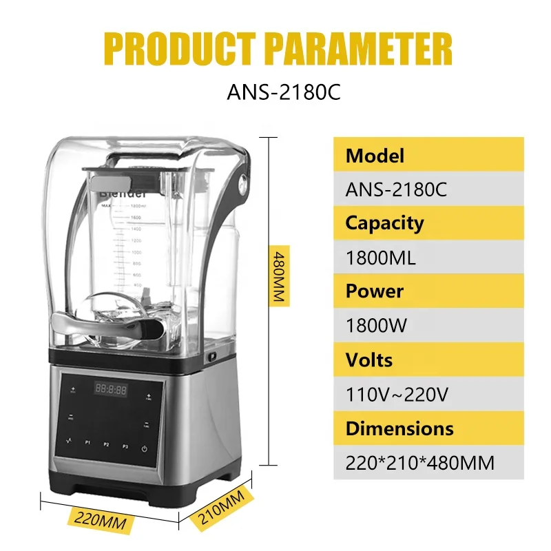 Best High Power Table Countertop Blender Top Magic Smoothies Mixer Grinder Fresh Juice Blender