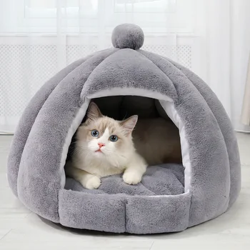 Hot Sale Customized Elegant Pet House Plush-made Cat Cave House for Indoor Cats with Reasonable Price