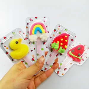 30 Pieces Boxed Multi-Shaped Juice Candy Strawberry Watermelon Little Yellow Duck All Your Favorites