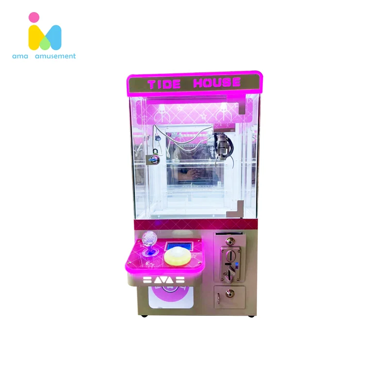 AMA Mini Arcade Machine a Griffes Coin Operated Games Small Claw Machine Table Top Mini Claw Machine for Sale