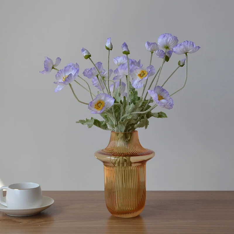 Y-H068 New Design Home Vase Decoration 4 Branches Silk