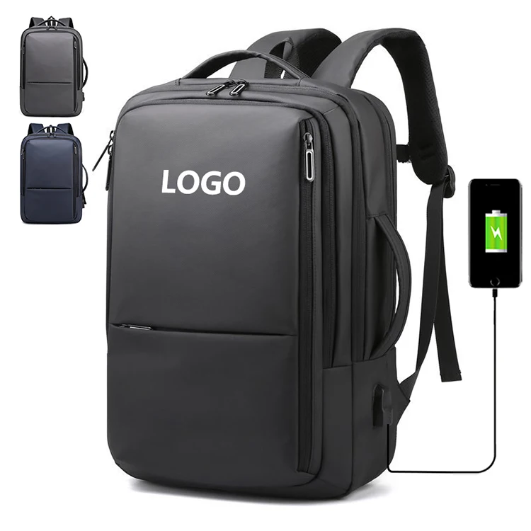 Custom printed luxury man  oxford computer waterproof rpet laptop bags back packs backpack