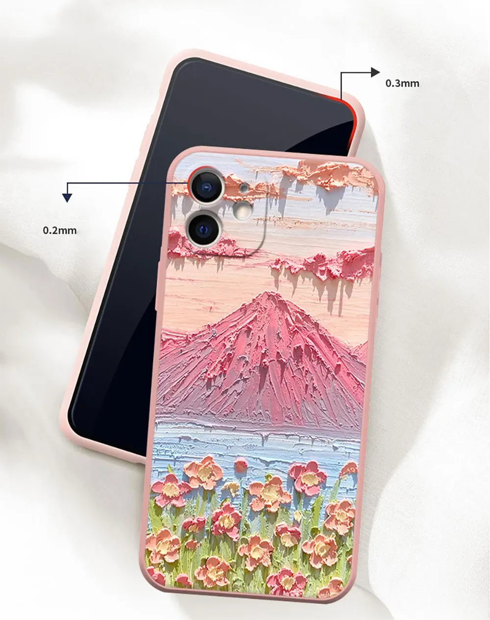 Oil Painting Flower Phone Case For Iphone X 7 8 10 11 12 13 14 15 Max Pro Plus Anti Fall Sjk183 Laudtec supplier