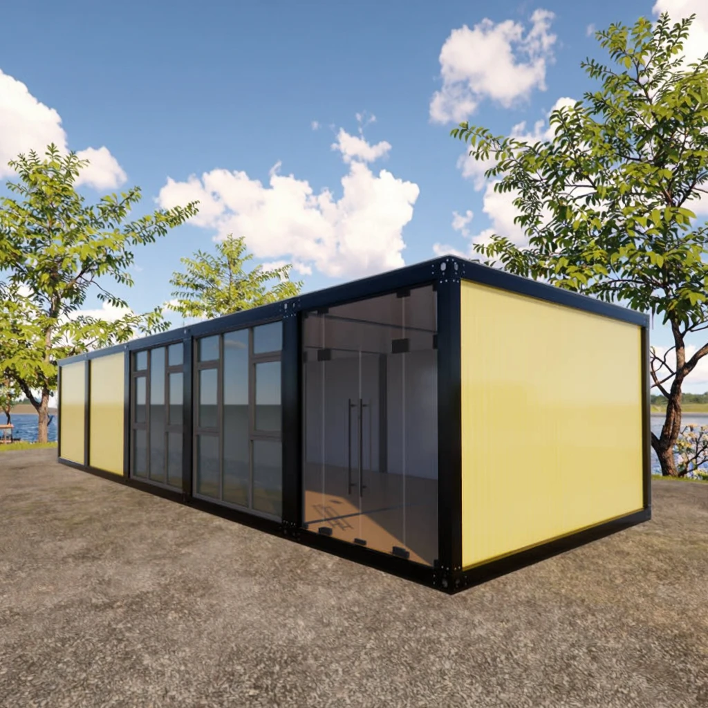 Prefab Villa  40ft House Container Luxury  Modular Prefab Prefabricated Container House Large Office Supermarket