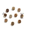 Earth-toned multi-color transparent thin sheet spacer beads
