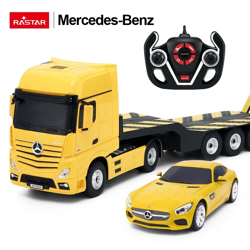 Caminhão de controle remoto Rastar 1:26 Mercedes-benz Actros com