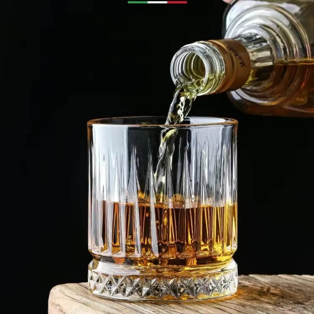 11oz Thicken Base Whisky Glasses Alcohol Drinking Glasses For Bar 330ml