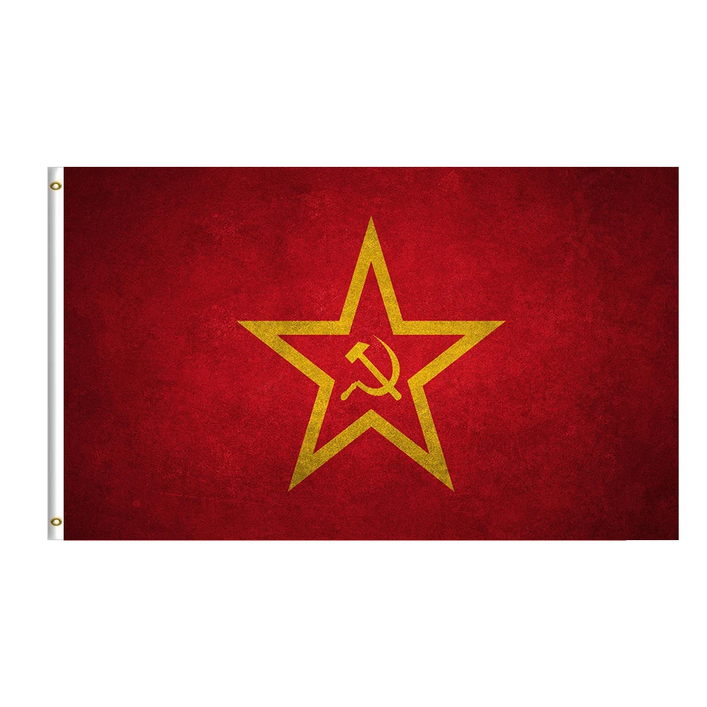 USSR レーニン拳の旗 3'x5' ポータブルポリエステル製カスタムフラッグ