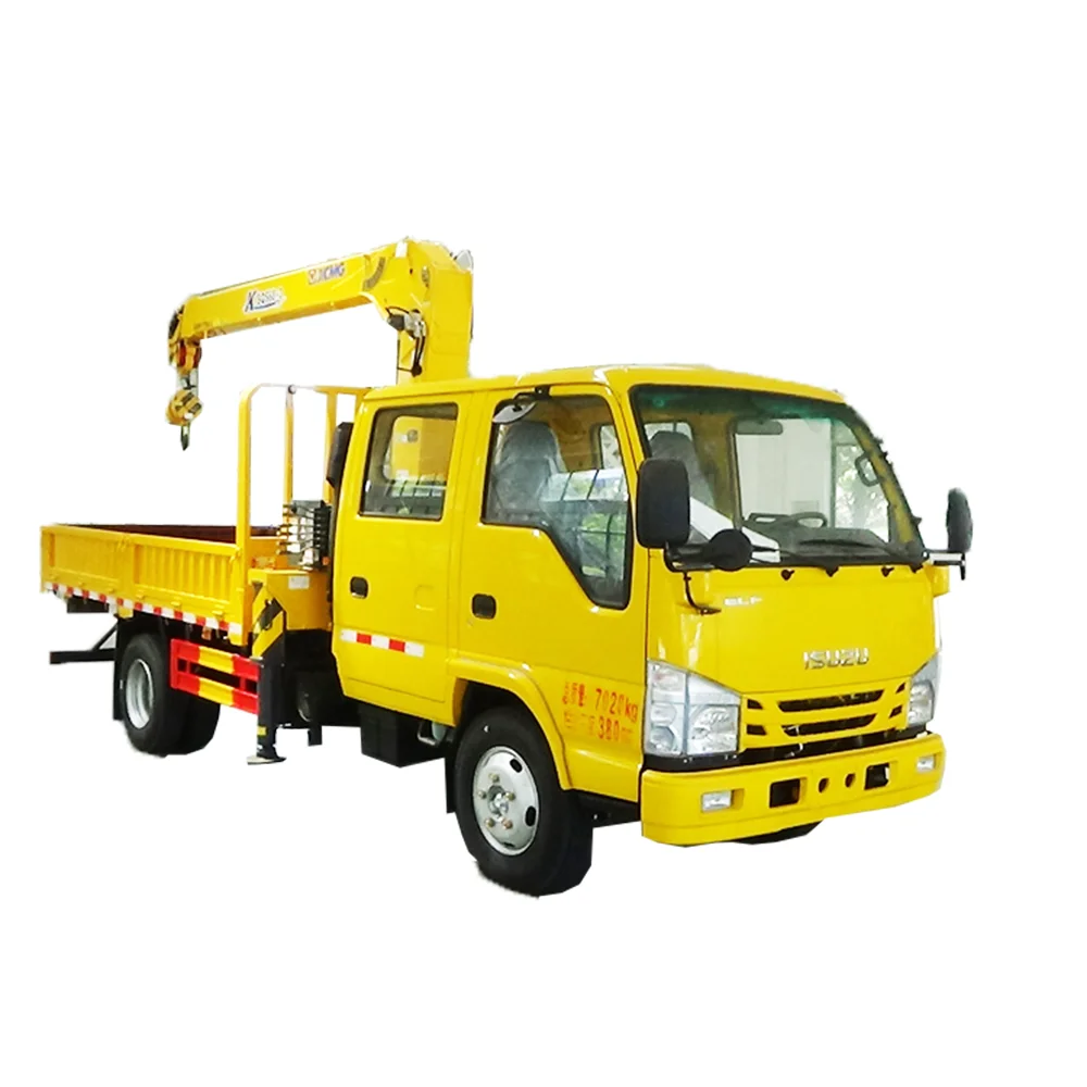 Novo Guindaste Montado em Caminhão de 8 Toneladas com Guindaste Telescópico à Venda