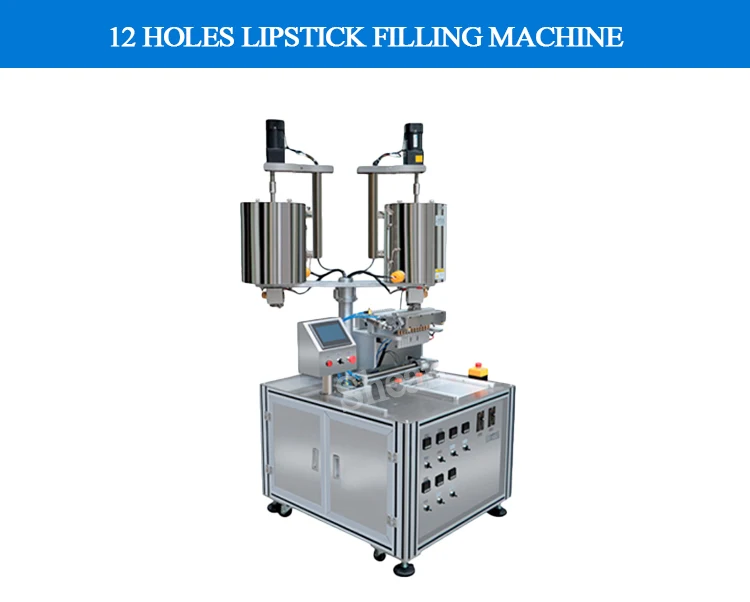 Semi Automatic Cosmetic Filler Lipstick Heating Filling Machine Lip