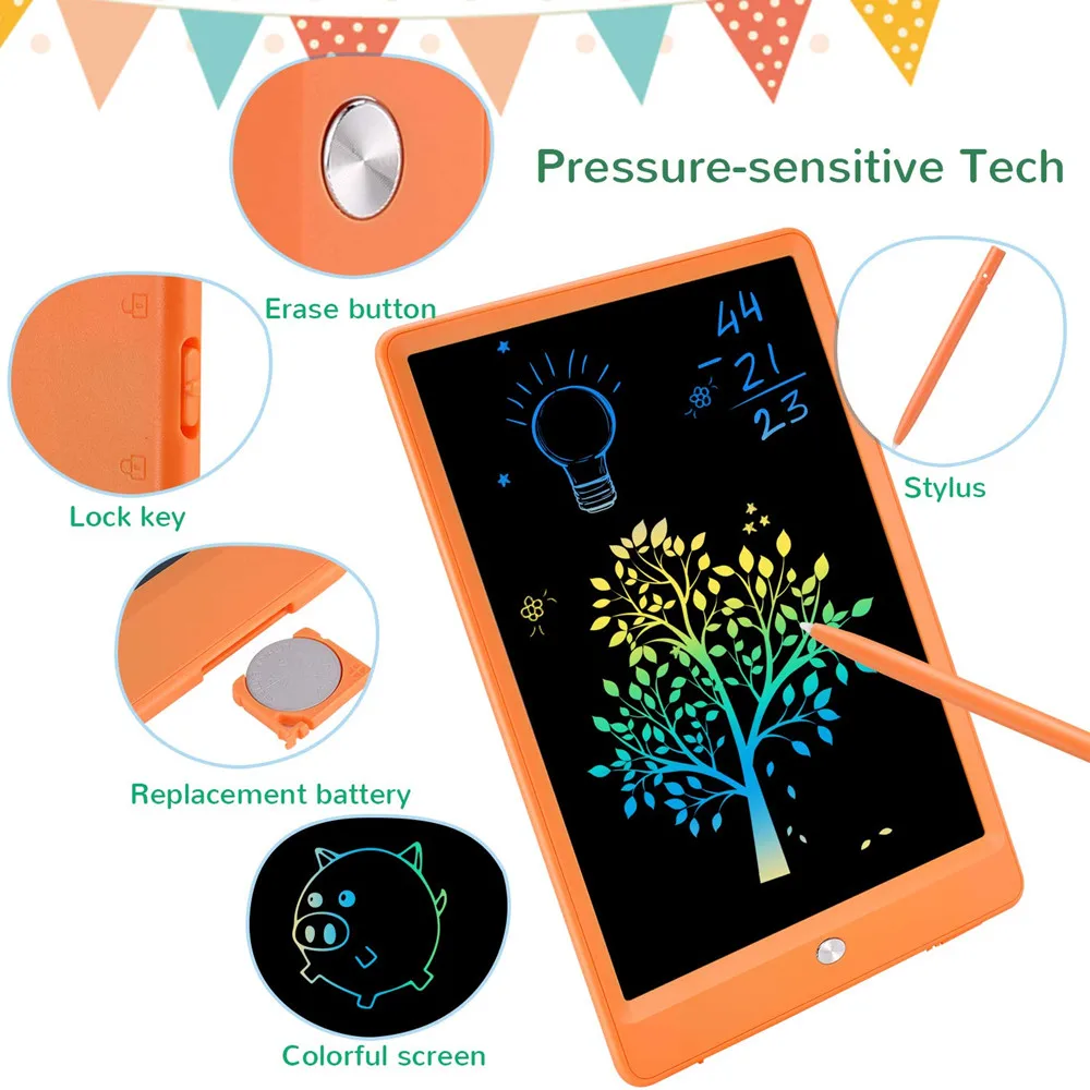 Kids Memo Lcd Wrriting Tablet 8.5 Digital Tablets With Pen Learning Toys Drawing Pad Electronic