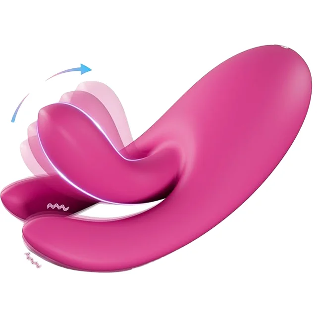2024 New 2-in-1 Women's Clit Massager Sex Toys 1Finger G Spot Wigging  Function Nipple Vibrator Clitoral Stimulator Vibrator
