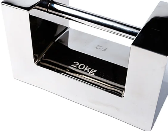 Stainless Steel Rectangular Weight 5kg Calibration Weights F1 Handle test Weight for Metrology Laboratory Use