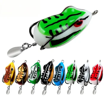 Thunder Modified Frog Lure 4cm 5.5g Floating Long Cast Topwater Snakehead Bass Bait – Popper – view 3