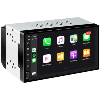IYING 7'' Car Radio Wireless/Wired CarPlay & Wired Android Auto Universal Double Din AirPlay AM/FM Radio Navigation Car DVD