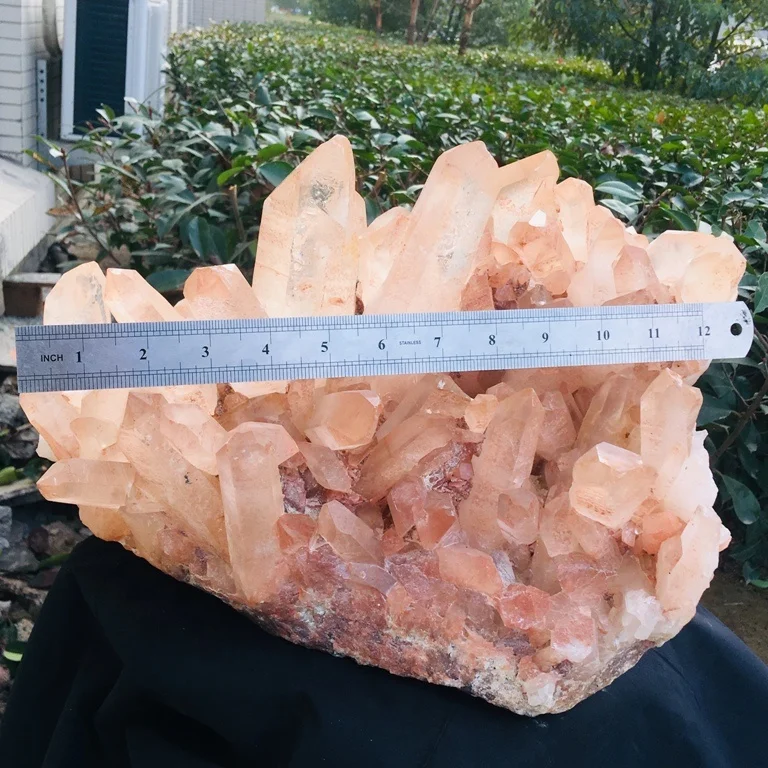 Оптовая продажа Исцеляющие кристаллы натуральный камень большие прозрачные Красного