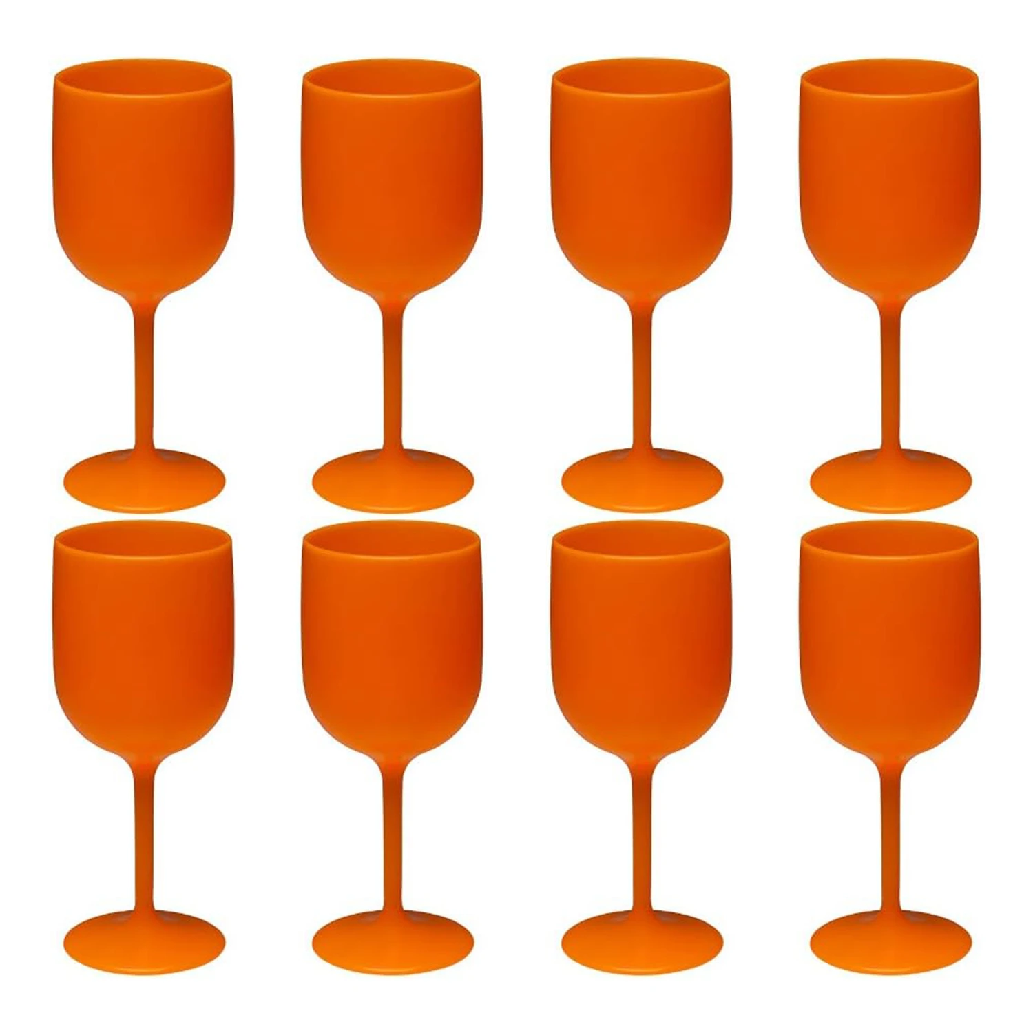 Wholesale 16oz 480ml Custom Party Yellow Tritan/PET Plastic Stemless Minimalist for Wine Glasses Goblet Cups