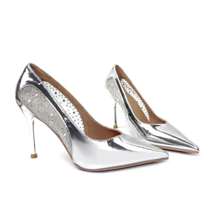 New Arrivals Styles Customized Wholesale Summer Pointed End Women's High Heel Shoes Sexy Office Formal Wedding Ladies Thin Heel