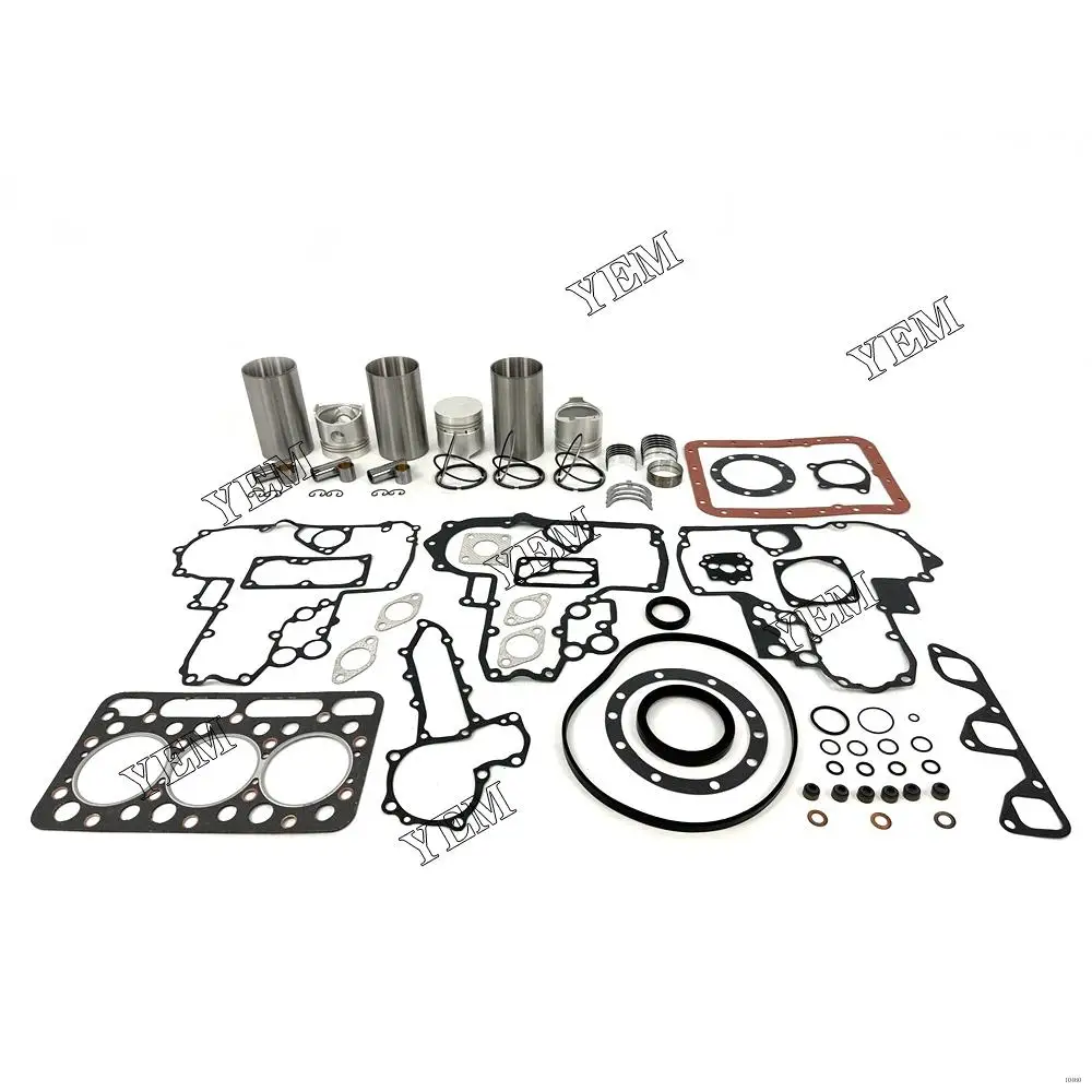D1302 Repair Kit With Full Gasket Set Piston Rings Liner Bearings for Kubota