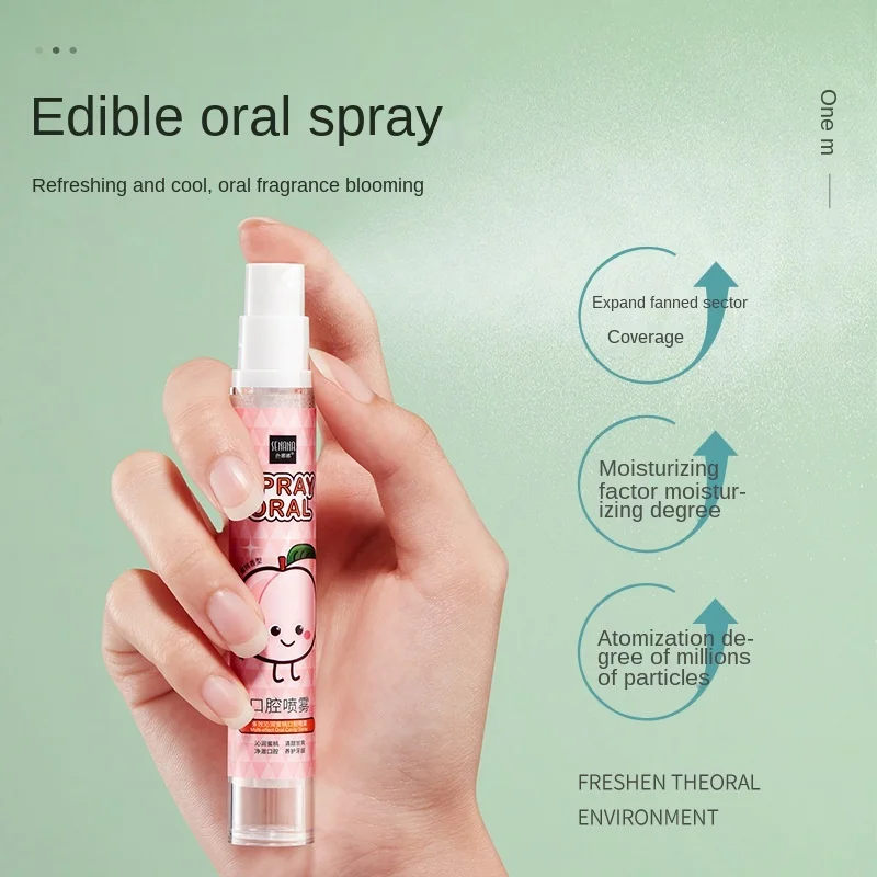 Чистый Натуральный фруктовый аромат, травяной ингредиент, спрей для полости рта