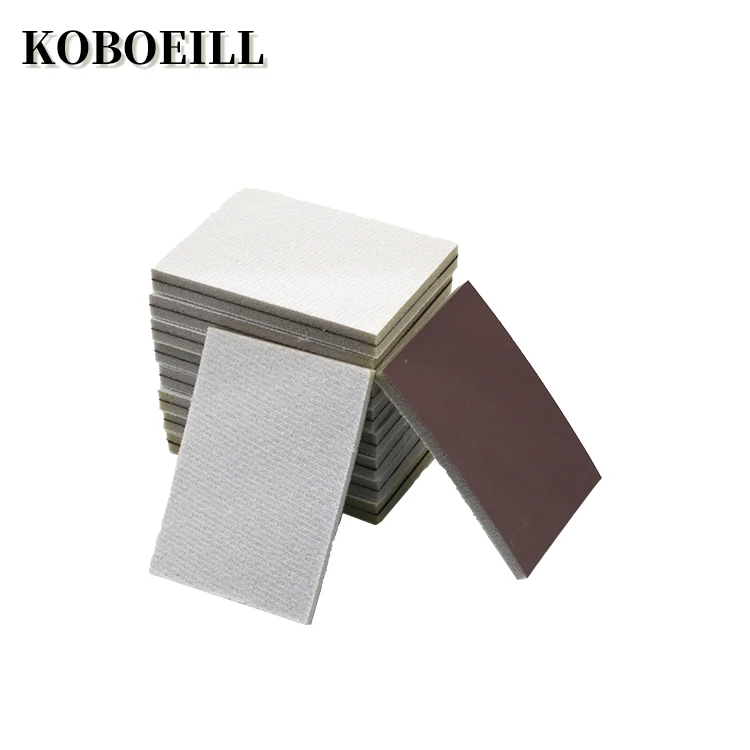 Factory Price, Multiple Colors Can Be Customized for 100 * 70 * 5mm Matte Sponge Sandpaper Dry and Wet Polishing
