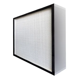 High Capacity Dust Hold Mini-pleat Clean Room Filter H13 H14 U15 24x24 Inch HEPA Filter