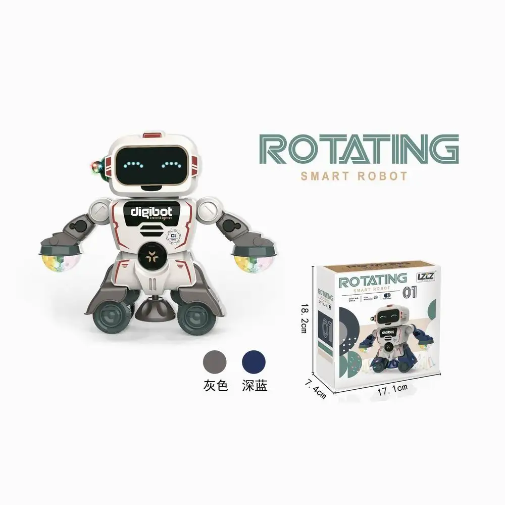 2022ウォーキングとダンスブルドッグおもちゃ犬ロボット照明付き