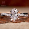 Anillo de vid ovalado