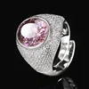 open size Platinum dried rose ring