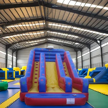 Wholesale Factory Price Custom Kids Fun Outdoor Playground Inflatable Bouncer Castle and Water Slide Pool for Trampoline Park