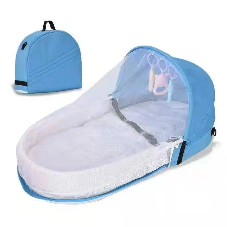 Baby Nest Baby Bassinet For Bed -snuggle Nest Portable Infant Sleeper-travel  Bed & Bassinet-canopy Included,Blue - Buy Bed Canopy,Baby Craddle,Baby Nest  Product on Alibaba.com