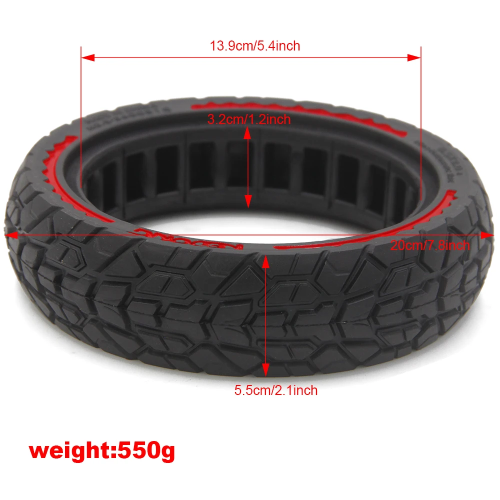 Scooter Tire 8.5 Inch Circle Honeycomb Solid Tyres for Xiaomi Mijia M365 Electric Scooter Accessories 8.5x2.0 Durable Wheels