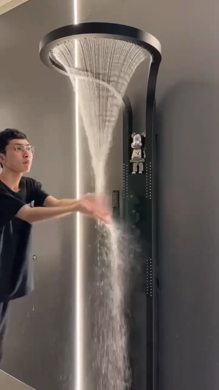 Tiktok Youtube Instagram Trends Shower Set Waterfall Shower Head