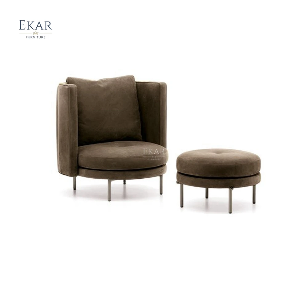 EKAR FURNITURE Italian luxury sofa chair modern furniture creative living room chair