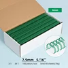 Vert-7,9 mm-100 pièces/boîte