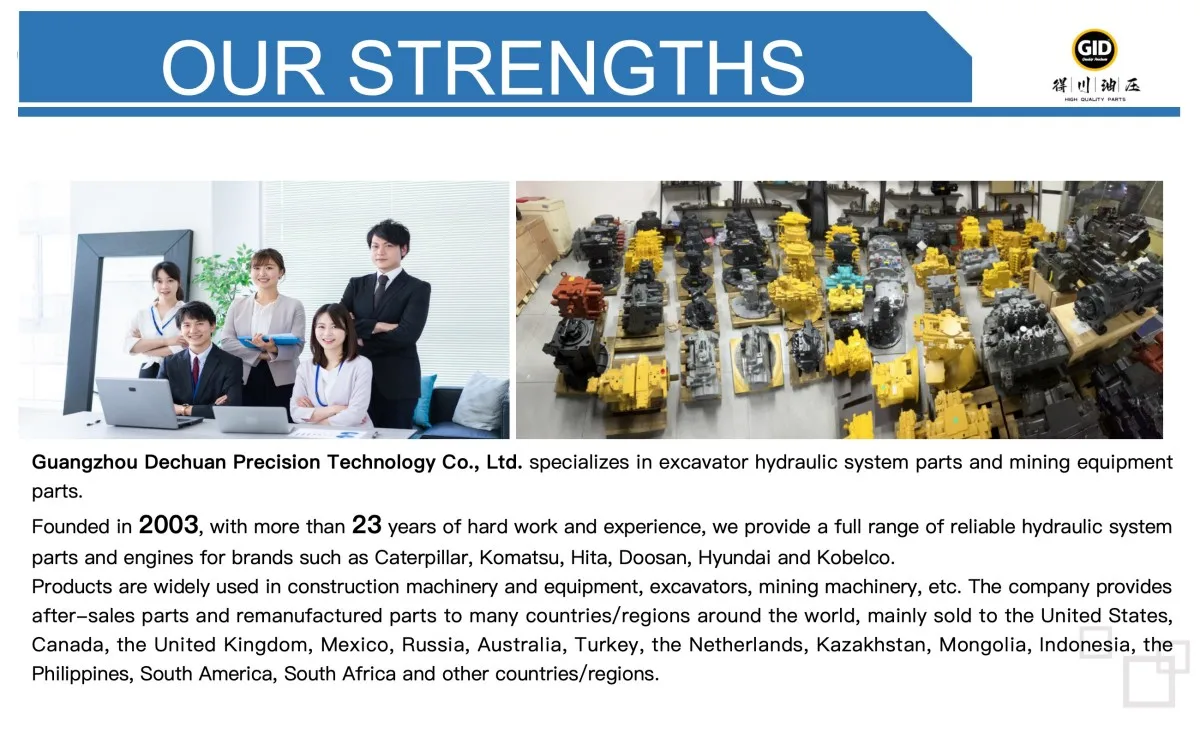 Kobelco hydraulic pump part packaging